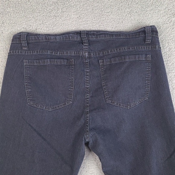 FOREVER 21+ Skinny Jeans Womens Size 16 Plus Black Mid Rise Stretch - Picture 5 of 13